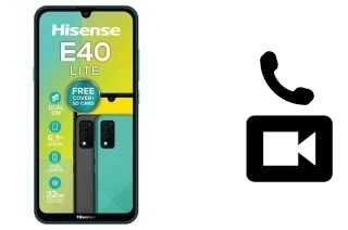 Effettua videochiamate con a HiSense E40 LITE