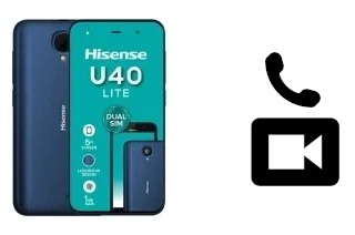 Effettua videochiamate con a HiSense U40 Lite