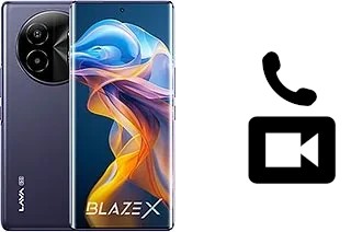 Effettua videochiamate con a Lava Blaze X