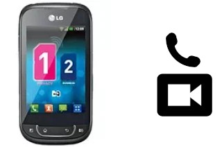 Effettua videochiamate con a LG Optimus Net Dual