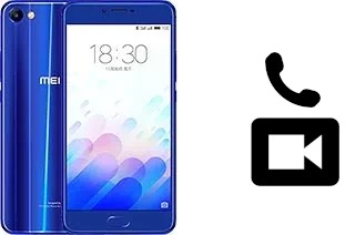 Effettua videochiamate con a Meizu M3x