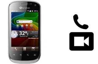 Effettua videochiamate con a Micromax A75