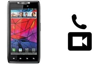 Effettua videochiamate con a Motorola RAZR XT910