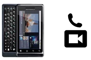 Effettua videochiamate con a Motorola MILESTONE 2