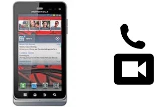 Effettua videochiamate con a Motorola MILESTONE 3 XT860