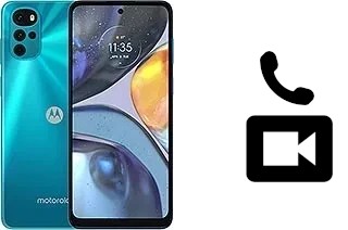 Effettua videochiamate con a Motorola Moto G22