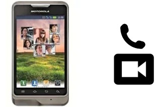 Effettua videochiamate con a Motorola XT390