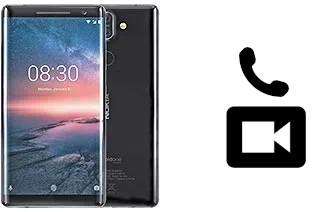 Effettua videochiamate con a Nokia 8 Sirocco