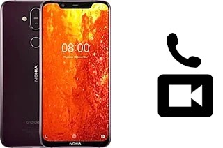 Effettua videochiamate con a Nokia 8.1 ( X7)