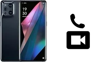 Effettua videochiamate con ad Oppo Find X3