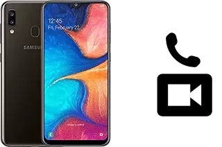 Effettua videochiamate con a Samsung Galaxy A20