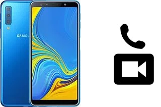 Effettua videochiamate con a Samsung Galaxy A7 (2018)