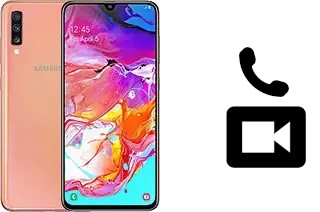 Effettua videochiamate con a Samsung Galaxy A70