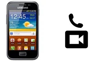 Effettua videochiamate con a Samsung Galaxy Ace Plus S7500