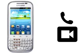 Effettua videochiamate con a Samsung Galaxy Chat B5330