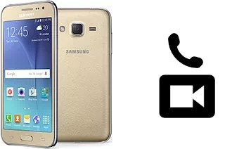 Effettua videochiamate con a Samsung Galaxy J2