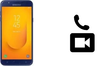 Effettua videochiamate con a Samsung Galaxy J7 Duo (2018)