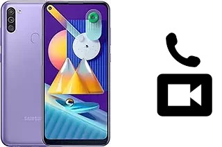 Effettua videochiamate con a Samsung Galaxy M11