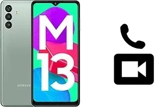 Effettua videochiamate con a Samsung Galaxy M13 (India)