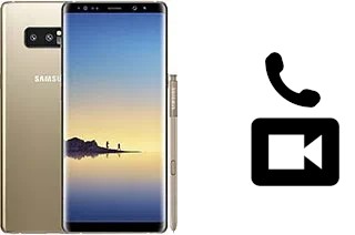 Effettua videochiamate con a Samsung Galaxy Note8