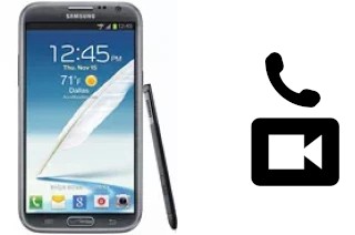 Effettua videochiamate con a Samsung Galaxy Note II CDMA