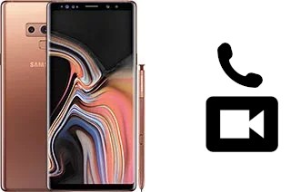 Effettua videochiamate con a Samsung Galaxy Note9