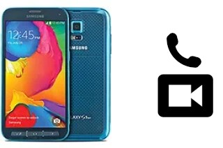 Effettua videochiamate con a Samsung Galaxy S5 Sport