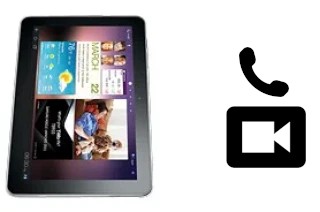 Effettua videochiamate con a Samsung P7500 Galaxy Tab 10.1 3G