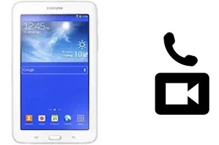 Effettua videochiamate con a Samsung Galaxy Tab 3 lite 3G