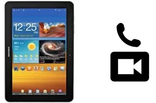 Effettua videochiamate con a Samsung Galaxy Tab 8.9 P7310