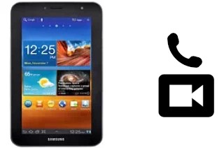 Effettua videochiamate con a Samsung P6210 Galaxy Tab 7.0 Plus