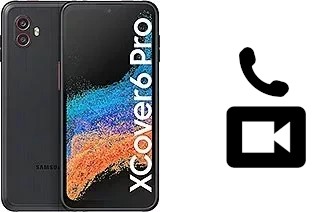 Effettua videochiamate con a Samsung Galaxy Xcover6 Pro