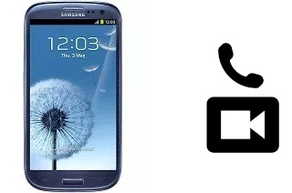 Effettua videochiamate con a Samsung I9300 Galaxy S III