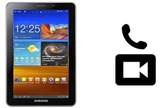 Effettua videochiamate con a Samsung P6810 Galaxy Tab 7.7