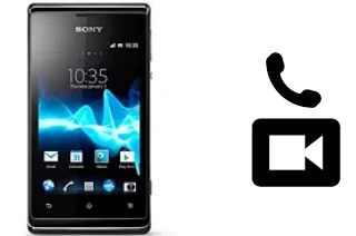 Effettua videochiamate con a Sony Xperia E dual