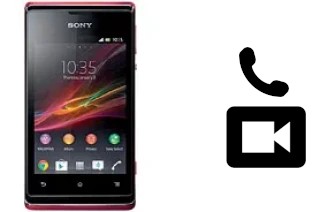 Effettua videochiamate con a Sony Xperia E