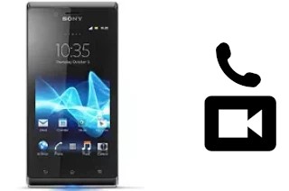 Effettua videochiamate con a Sony Xperia J