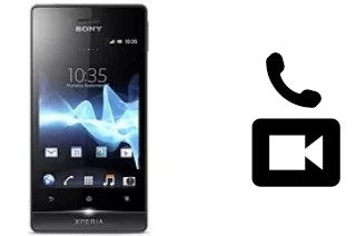 Effettua videochiamate con a Sony Xperia miro