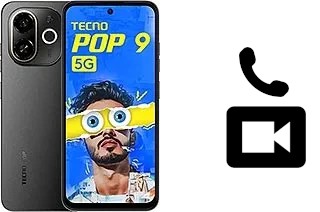 Effettua videochiamate con a Tecno Pop 9