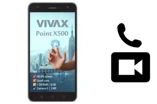 Effettua videochiamate con a Vivax Point X500