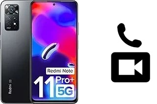 Effettua videochiamate con a Xiaomi Redmi Note 11 Pro+ 5G