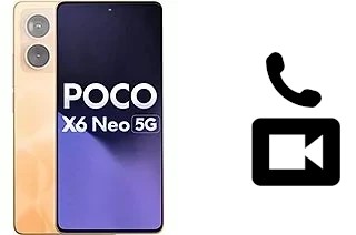 Effettua videochiamate con a Xiaomi Poco X6 Neo