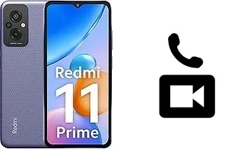 Effettua videochiamate con a Xiaomi Redmi 11 Prime