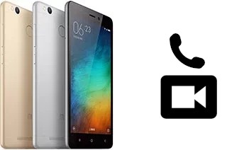 Effettua videochiamate con a Xiaomi Redmi 3 Pro