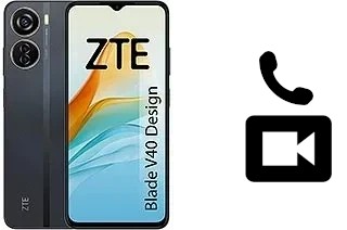 Effettua videochiamate con a ZTE Blade V40 Design