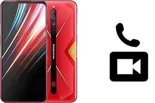 Effettua videochiamate con a ZTE nubia Red Magic 5G