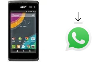 Come installare WhatsApp su Acer Liquid Z220