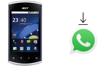 Come installare WhatsApp su Acer Liquid mini E310