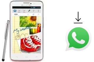 Come installare WhatsApp su alcatel One Touch Scribe Easy