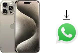 Come installare WhatsApp su Apple iPhone 15 Pro Max